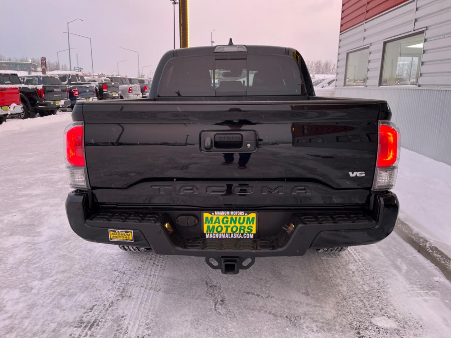 2023 Black Toyota Tacoma TRD Off Road Double Cab V6 6AT 4WD (3TMCZ5AN1PM) with an 3.5L V6 DOHC 24V engine, 6A transmission, located at 1960 Industrial Drive, Wasilla, 99654, (907) 274-2277, 61.573475, -149.400146 - Photo#4